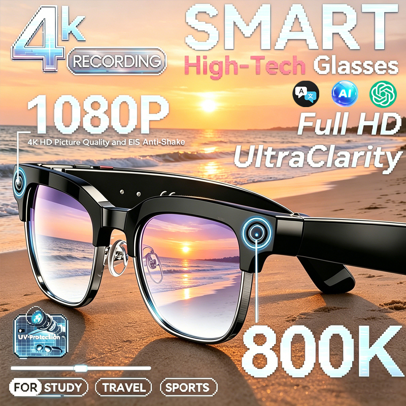 Audio Music Voice - Smart Camera Glasses Photo and Audio