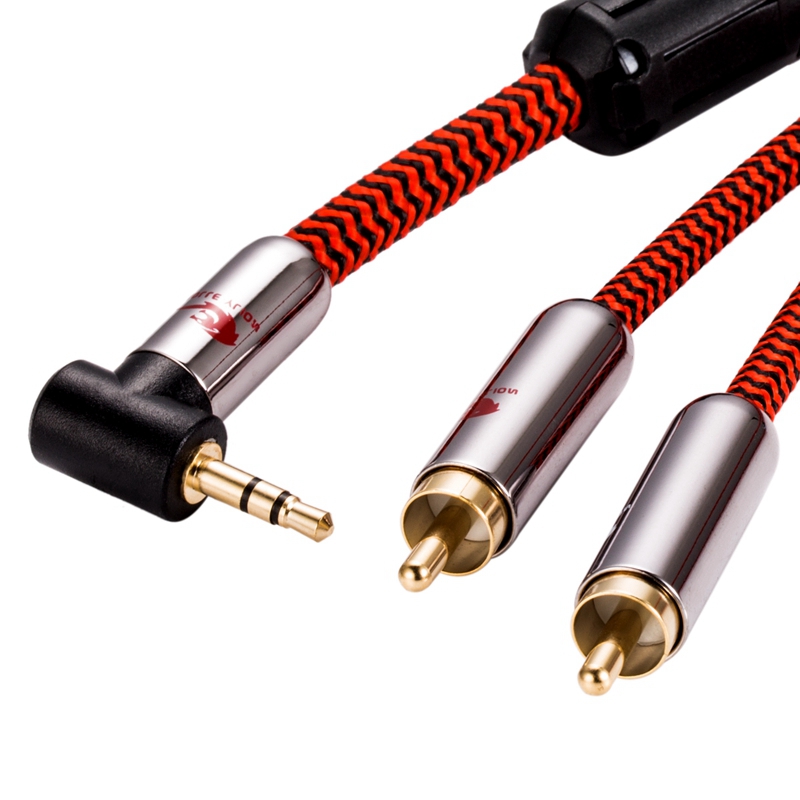 Audio Music Box - Hifi Audio Cable 90 Degree Angle