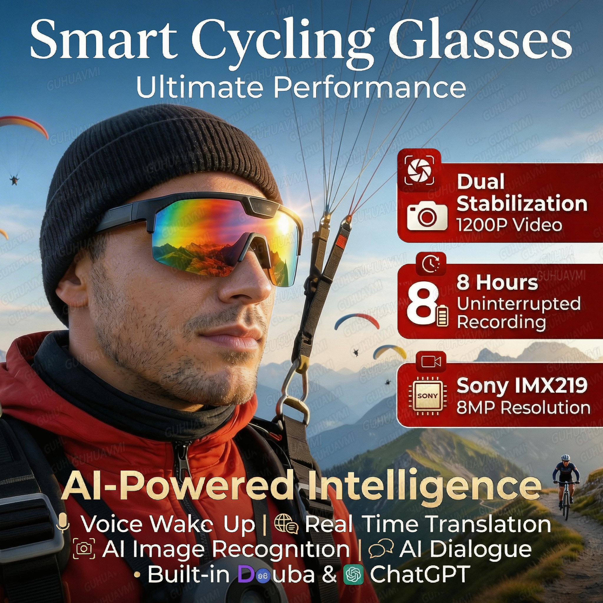 Audio Music Voice - 2026 New AI Smart Sports Glasses