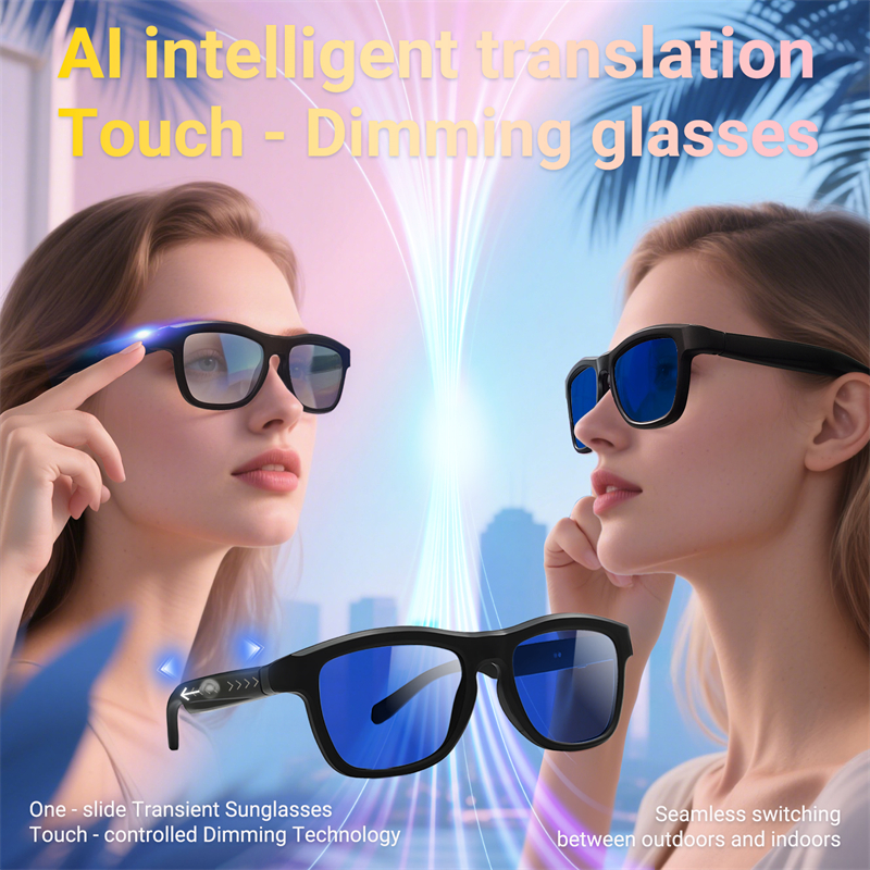 Audio Music Voice - Creatively Smart Sunglasses Electronic Switching Color
