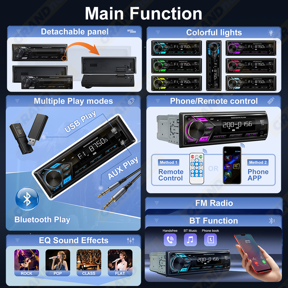 Car Radio 1din MP3 Player Digi - Audio Universal Music review and price