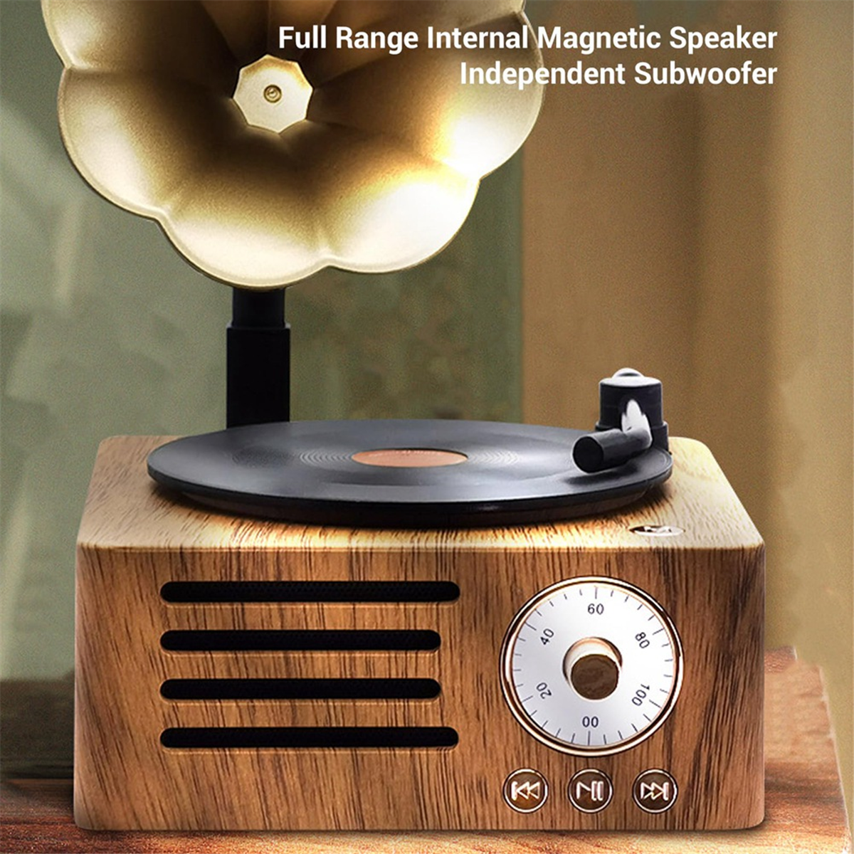 QA88X Retro Gramophone Shape B - Audio Music Box review and price