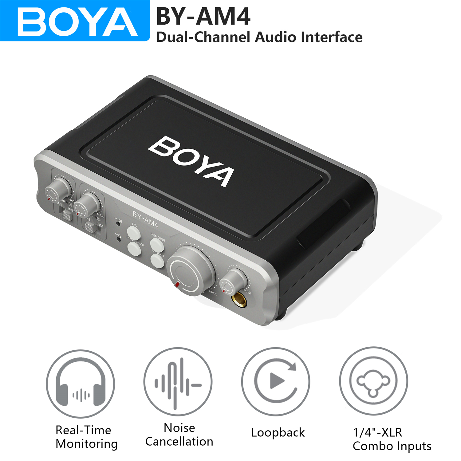 BOYA BY-AM4 Dual-Channel Audio - Audio Music By review and price
