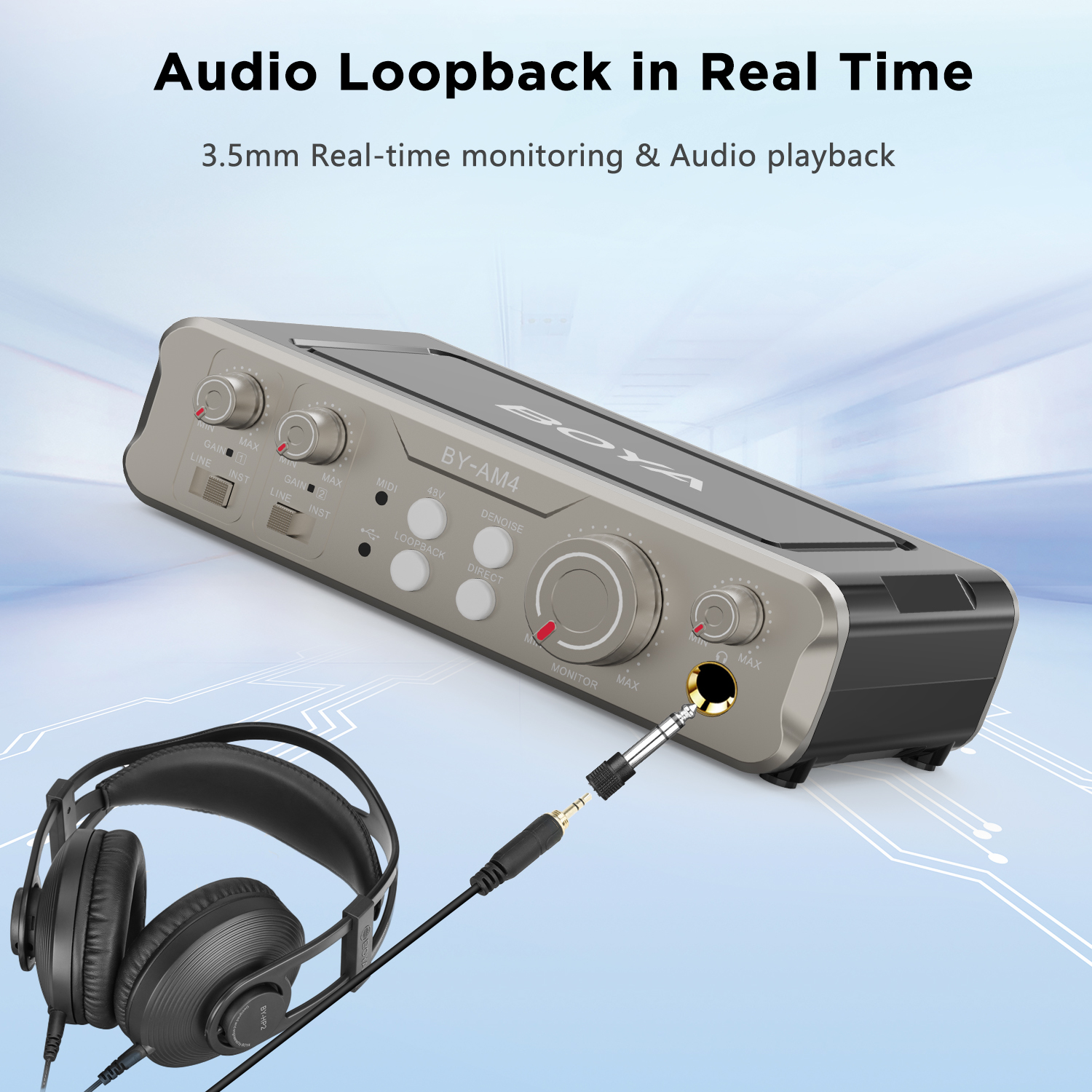 BOYA BY-AM4 Dual-Channel Audio - Audio Music By review and price