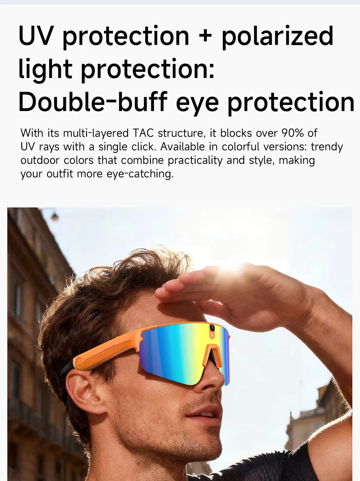 L805 AI Smart Glasses With 800 - Audio Music Voice review and price