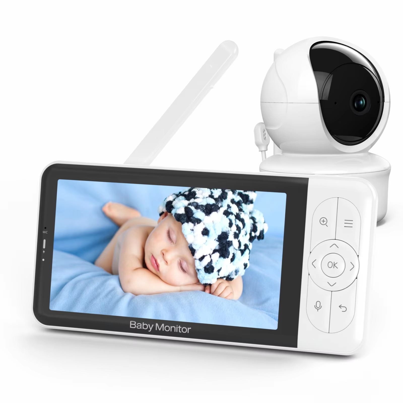 Babystar 5-inch Tuya baby moni - Audio Music App review and price