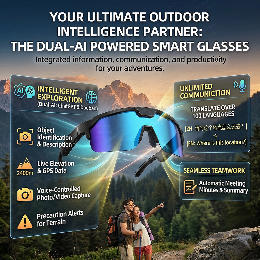 2026 New AI Smart Sports Glass - Audio Music Voice review and price