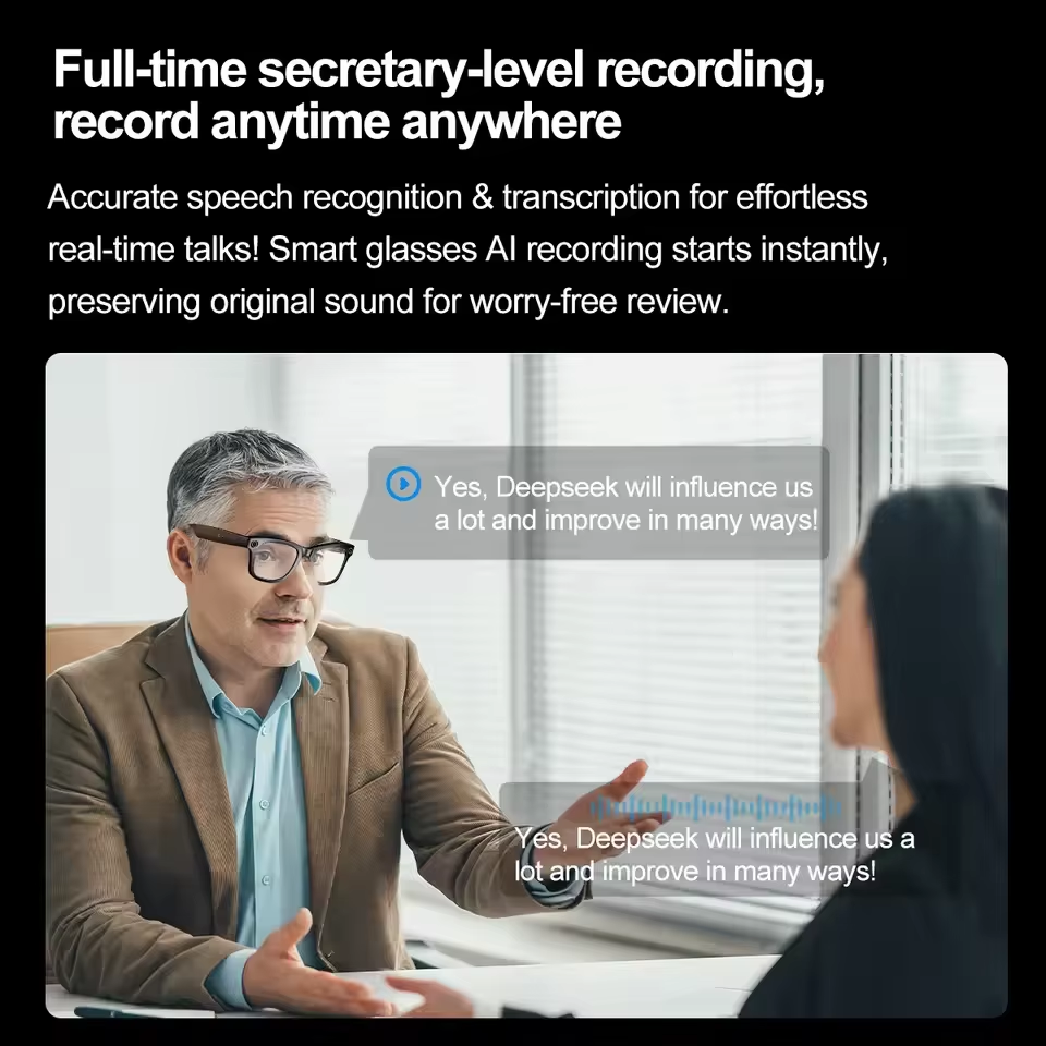 2026 New AI Smart Glasses with - Audio Music App review and price