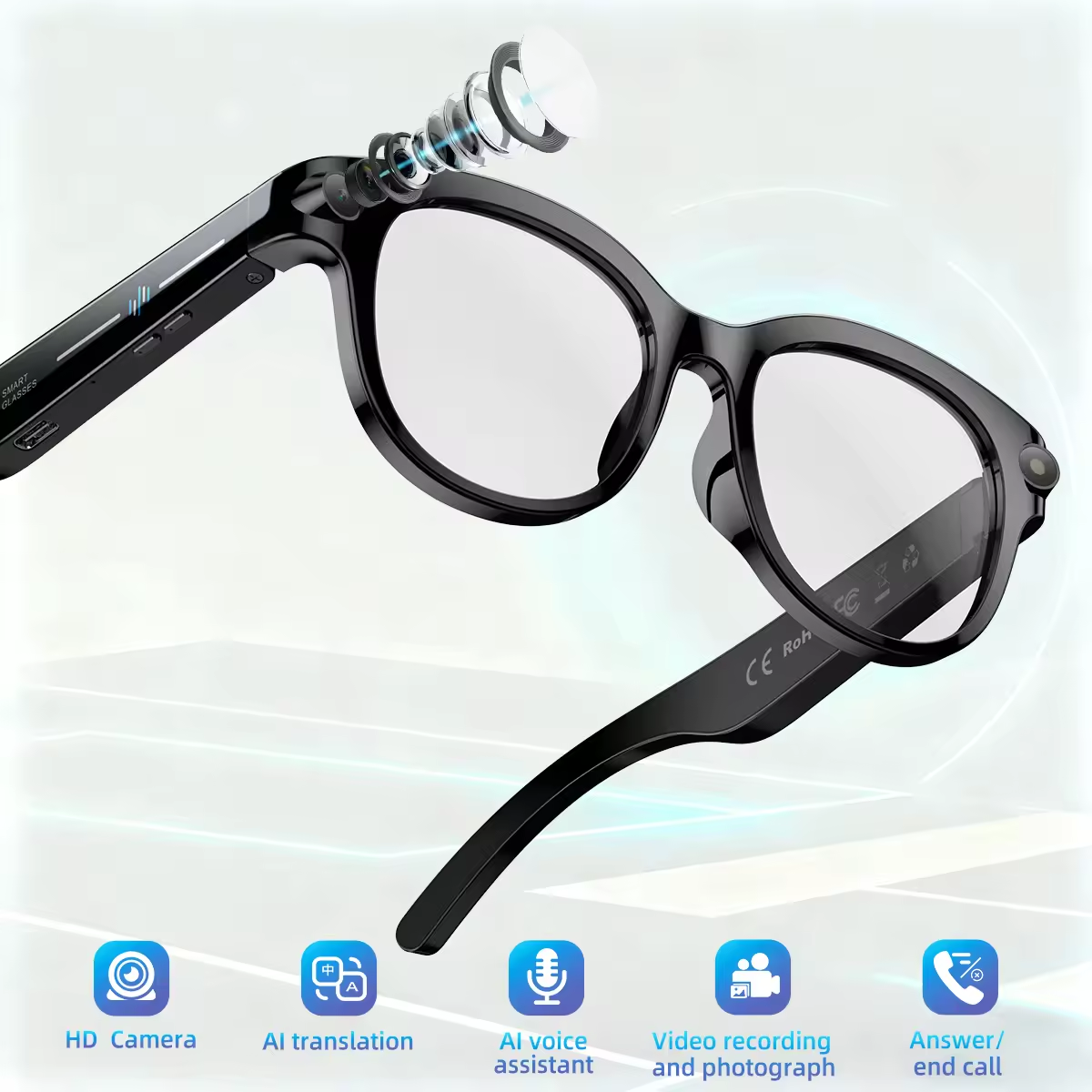 2026 New AI Smart Glasses with - Audio Music App review and price