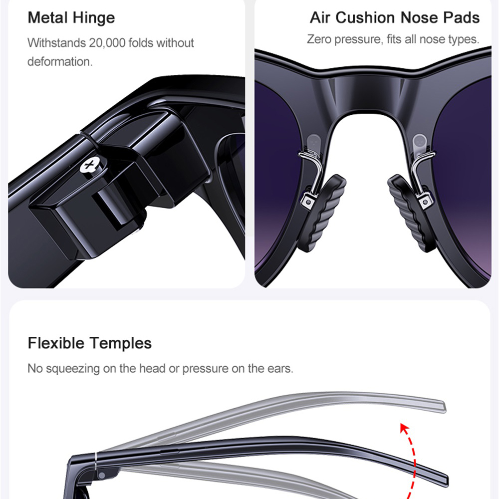 Smart Glasses AI Assistant Rea - Audio Music Voice review and price