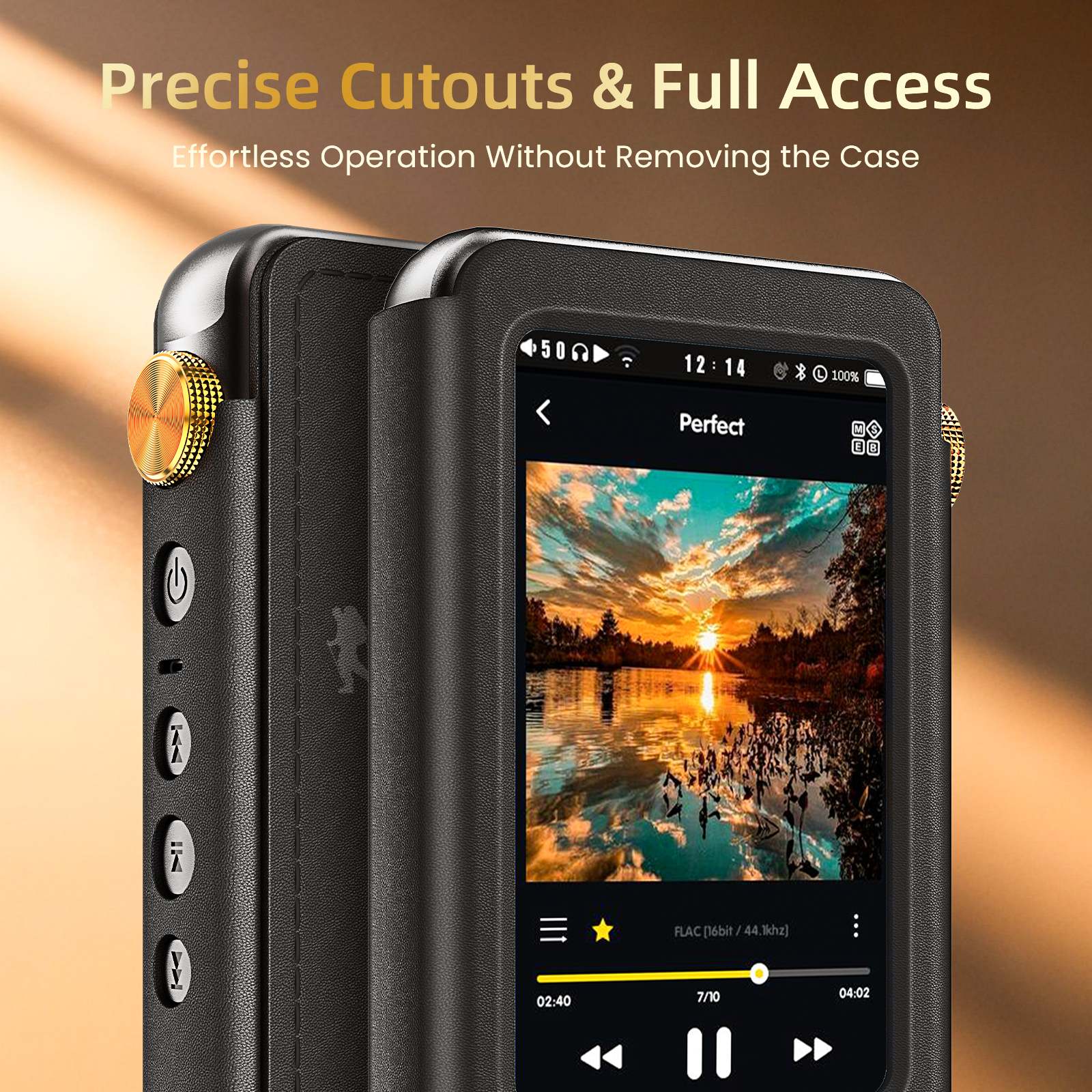 HIFI WALKER Protective PU Leat - Audio Music App review and price