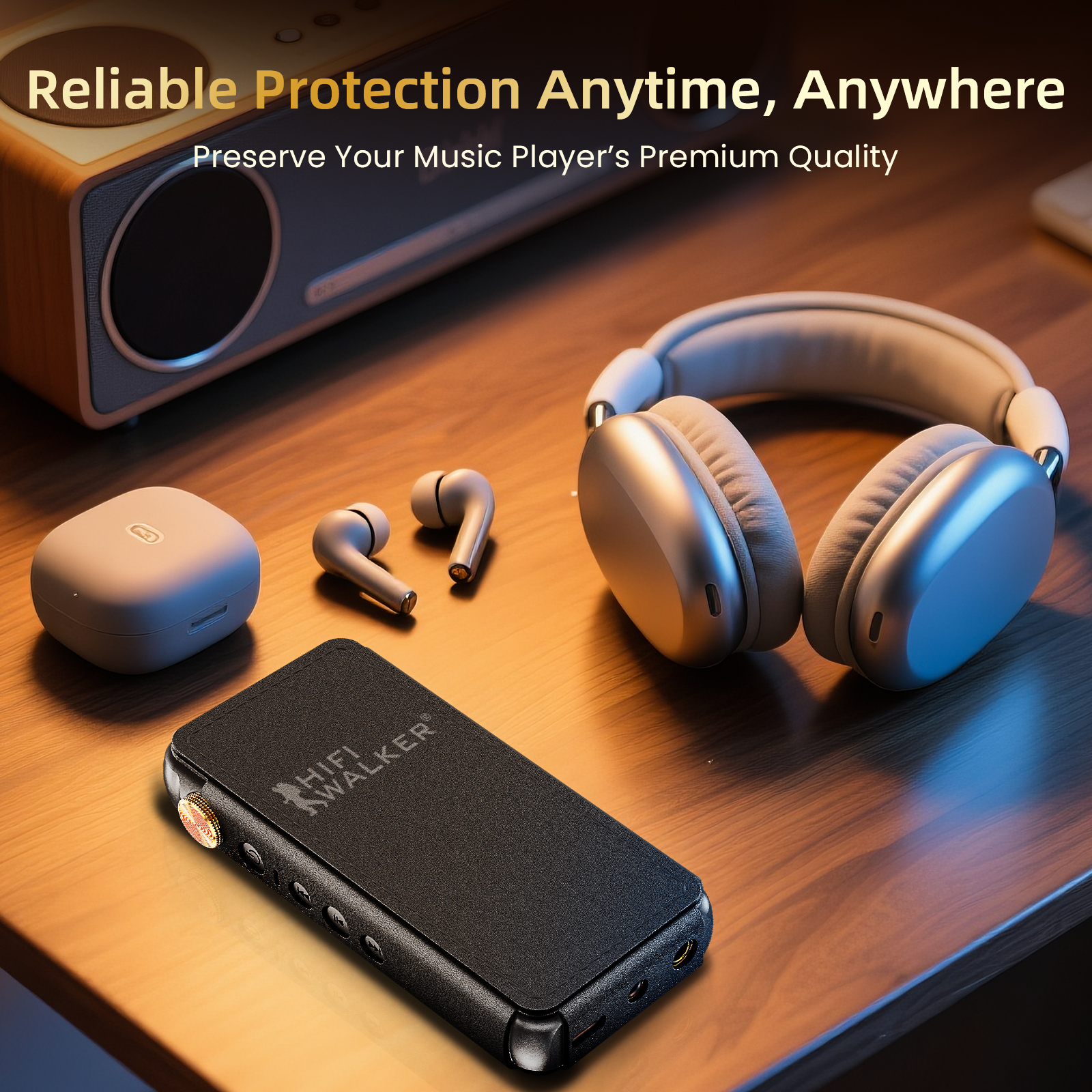 HIFI WALKER Protective PU Leat - Audio Music App review and price