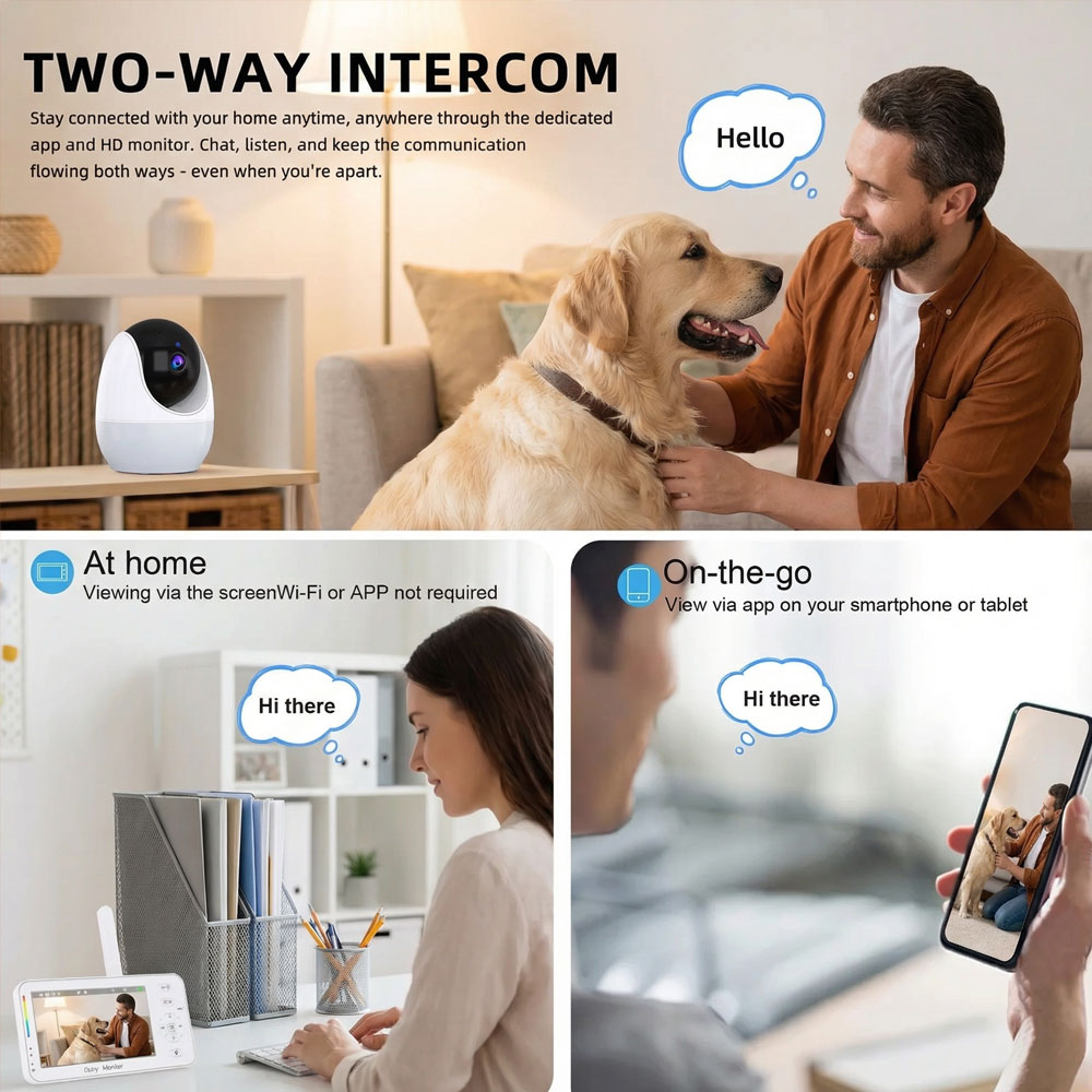 Smart Baby Monitor with Night  - Audio Music App review and price
