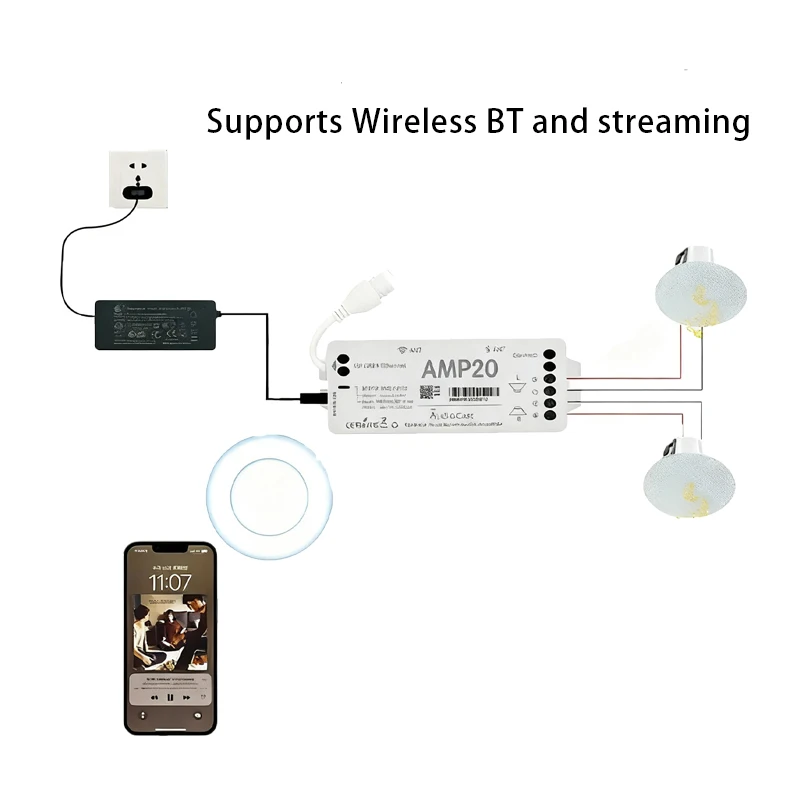 Audiocast Amp20 Wireless Strea - Audio Music Youtube review and price
