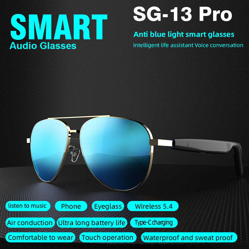 SG13 pro TWS Blue Light Glasse - Audio Music Voice review and price