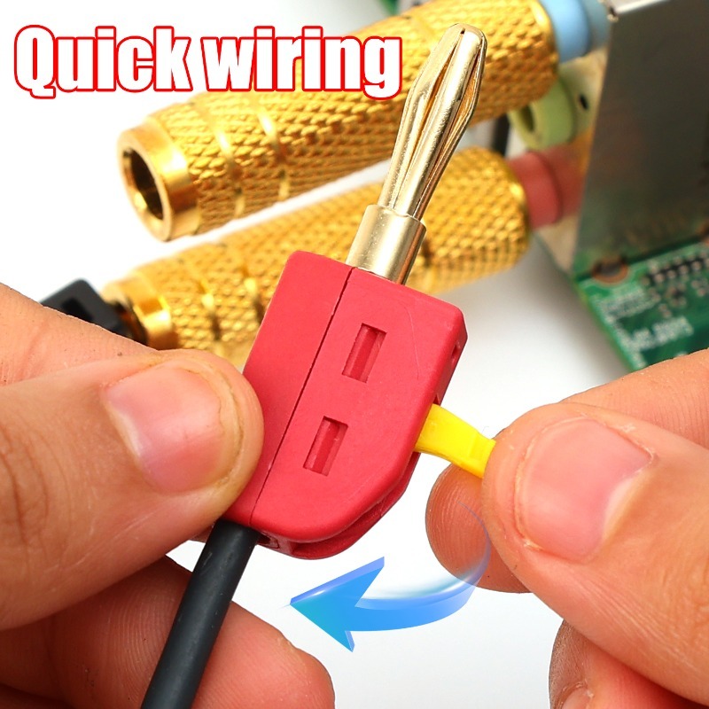 No Solder Banana Plug Quick Wi - Audio Music Test review and price