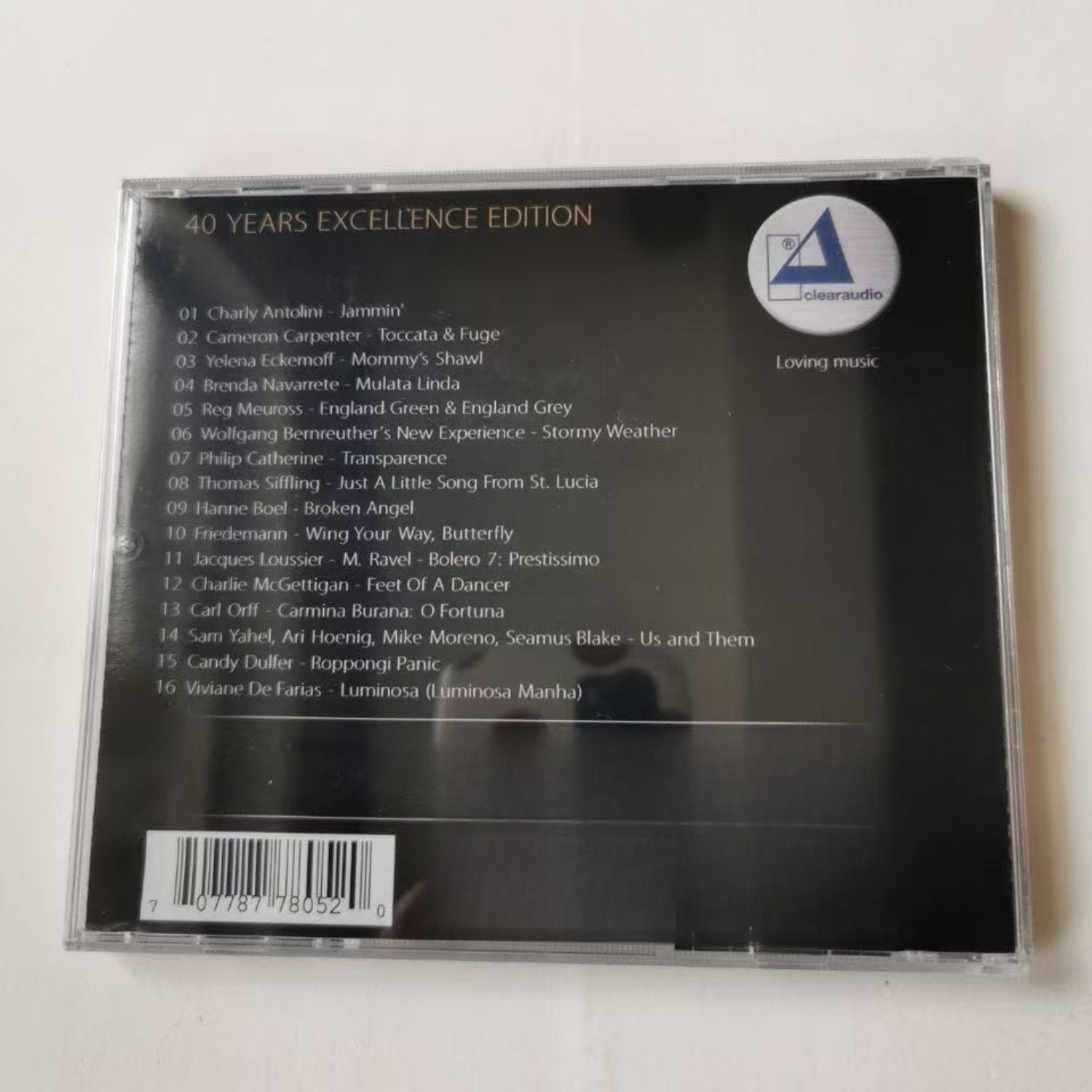 Audiophile HQ CD Clearaudio 40 - Audio Music Test review and price