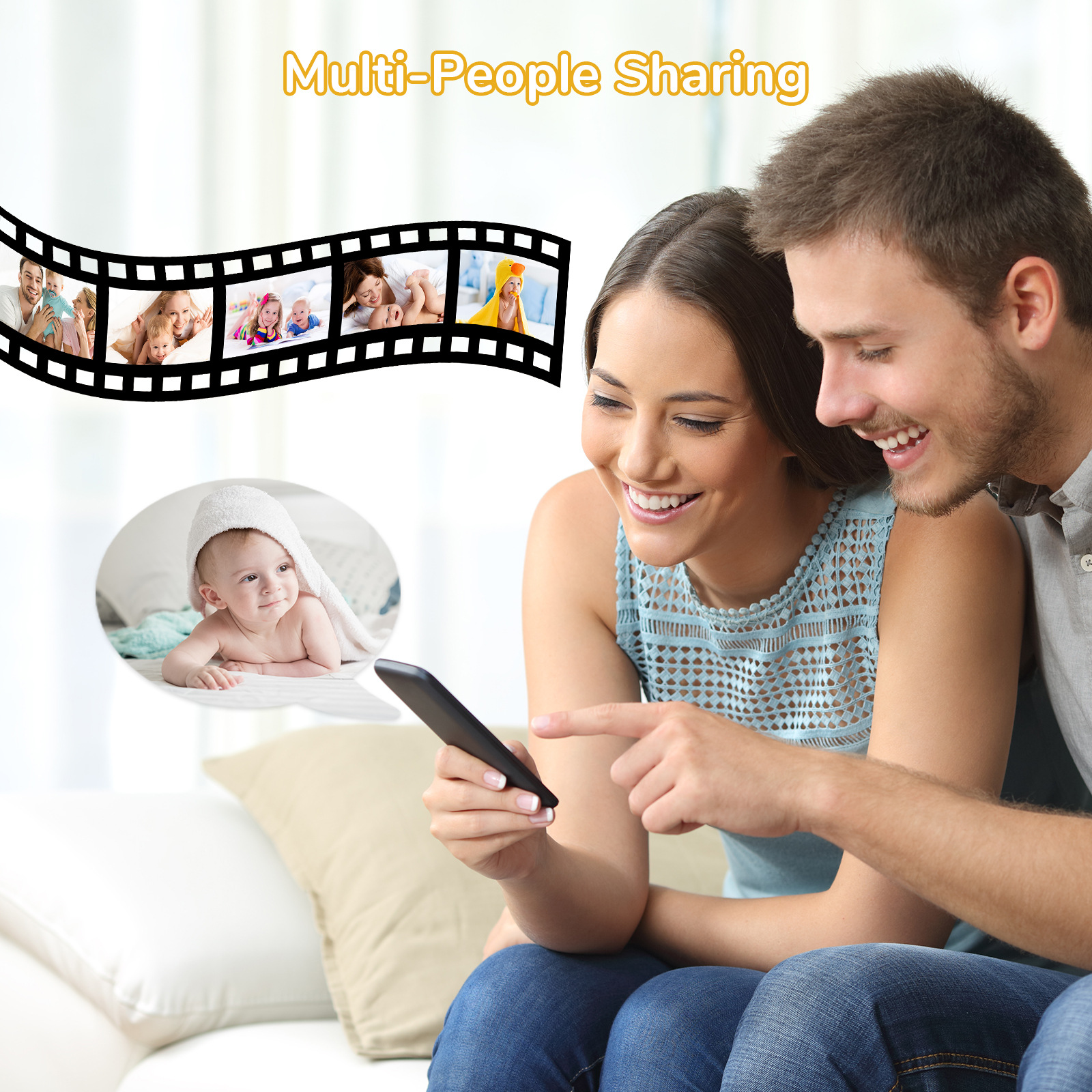 5 Inch Baby Monitor 3X Zoom PT - Audio Music App review and price