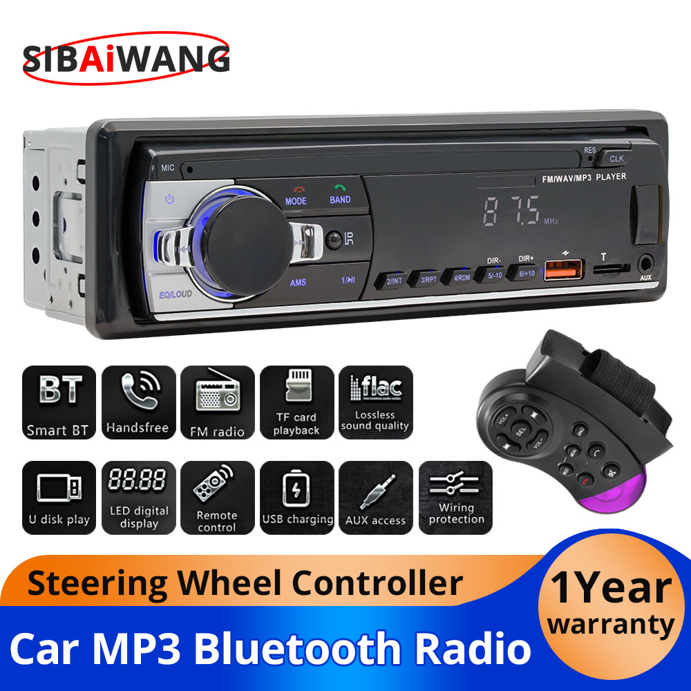 Car Radio 1Din Car MP3 Bluetoo - Audio Universal Music review and price